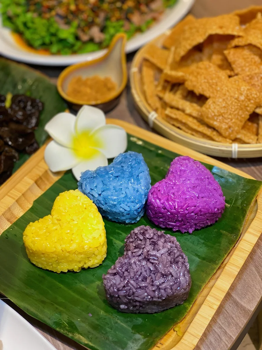 彩色糯米饭